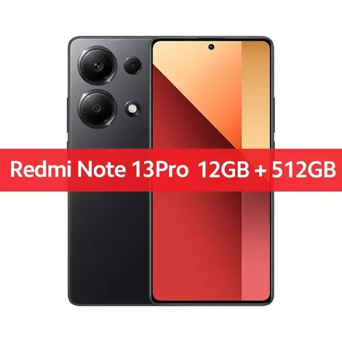 Смартфон Xiaomi Redmi Note 13 Pro, 4G, MTK Helio G99-Ultra 6,67 дюйма, AMOLED дисплей, 67 Вт, турбо зарядка, 5000 мАч, тройная камера МП