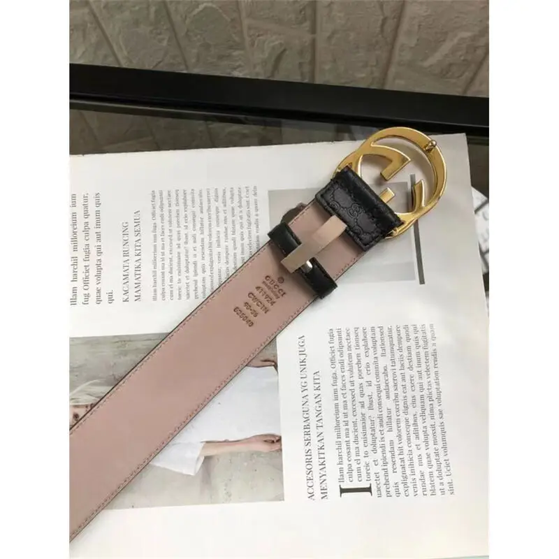 Мужской Ремень Из Высококачественной Натуральной Кожи В Стиле GUCCI Копия 1:1 С