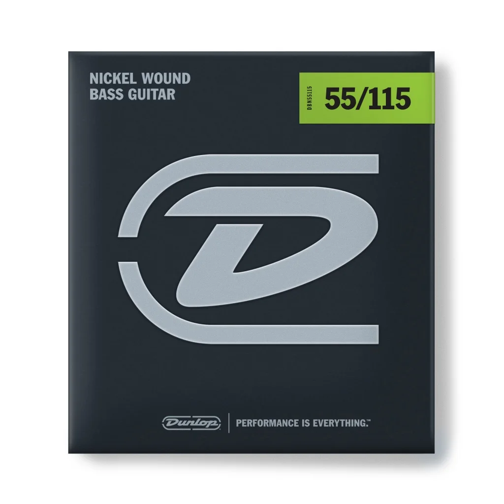 DBN55115 Комплект струн для бас-гитары никелированные Extra Heavy 55-115 Dunlop