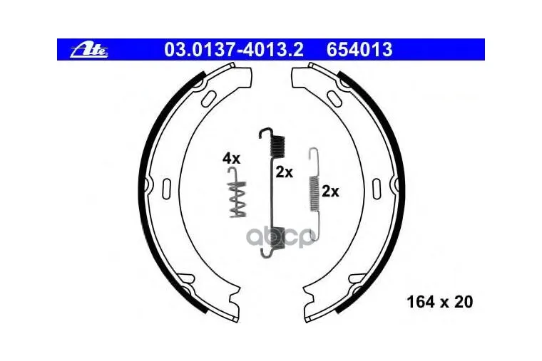 Колодки Тормозные Ate арт. 03.0137-4013.2