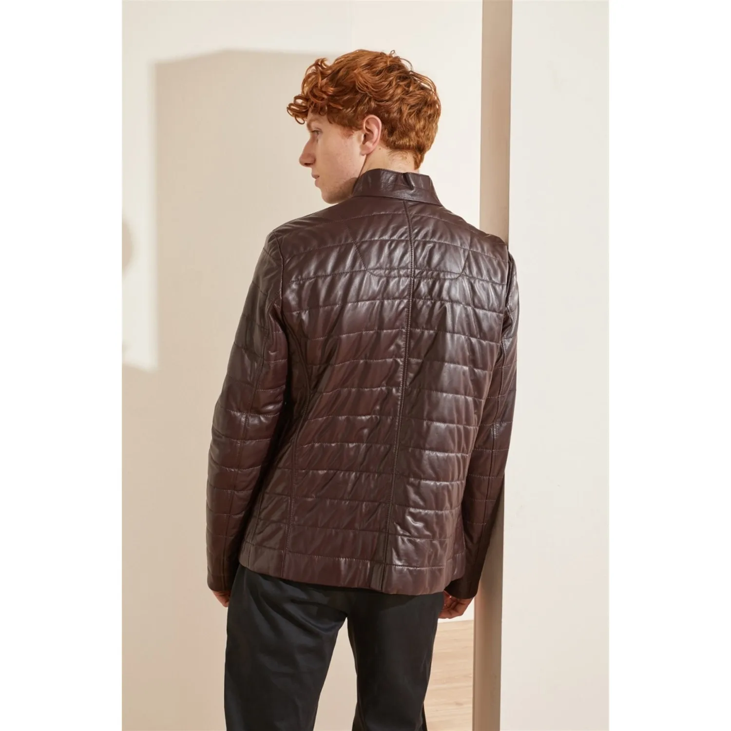 Рисунок 4 - Deriderim Бордовые мужские кожаные