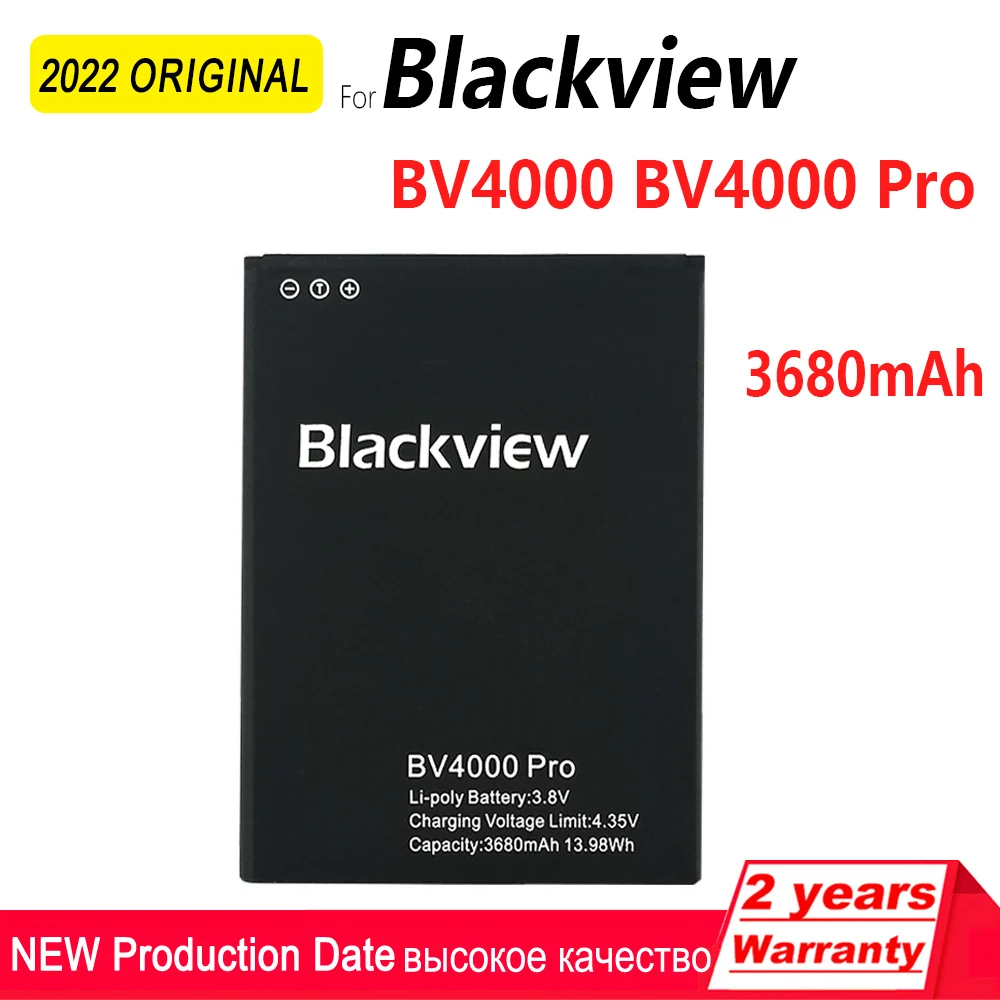 

100% Original 3680mAh Battery For Blackview BV4000 BV 4000 Pro MTK6580A High quality Batteries With Tracking Number