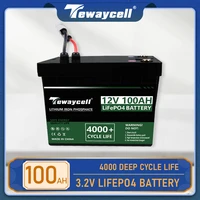 12v 100ah lifepo4 battery 12 8v lithium iron phosphate for replacing most of backup power home solar energy storage ups tax free