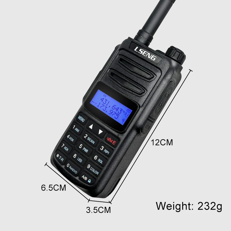 LSENG T-UV3D Walkie Talkie High Power UHF VHF 136-174MHz & 400-580MHz Dual Band Long Range Ham Two Way Radio Transceiver enlarge