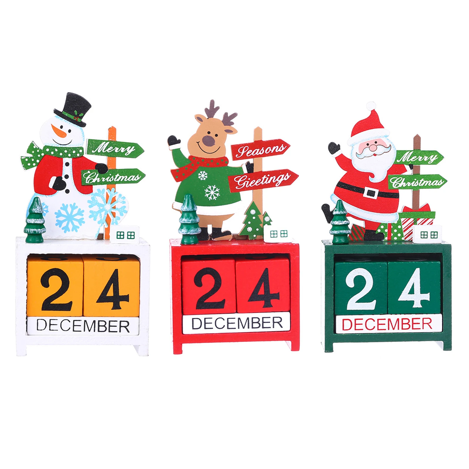 Рождественский подарок для детей: Деревянный интерактивный календарь