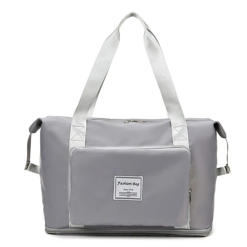 

Вместительный складной дорожный рюкзак, спортивная сумка, сумка для хранения, сумка через плечо для женщин, водонепроницаемый багажный тоут Zsgh