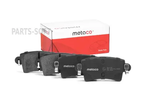 METACO 3010-159 Колодки тормозные задние дисковые к-кт