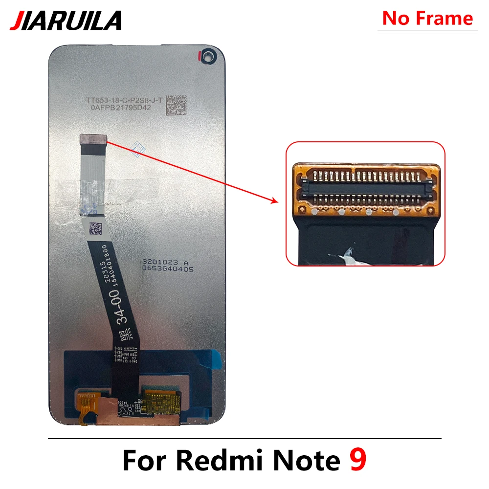 

ЖК-дисплей с сенсорным экраном дигитайзер для Redmi Note 9 9S ЖК-дисплей экран Замена
