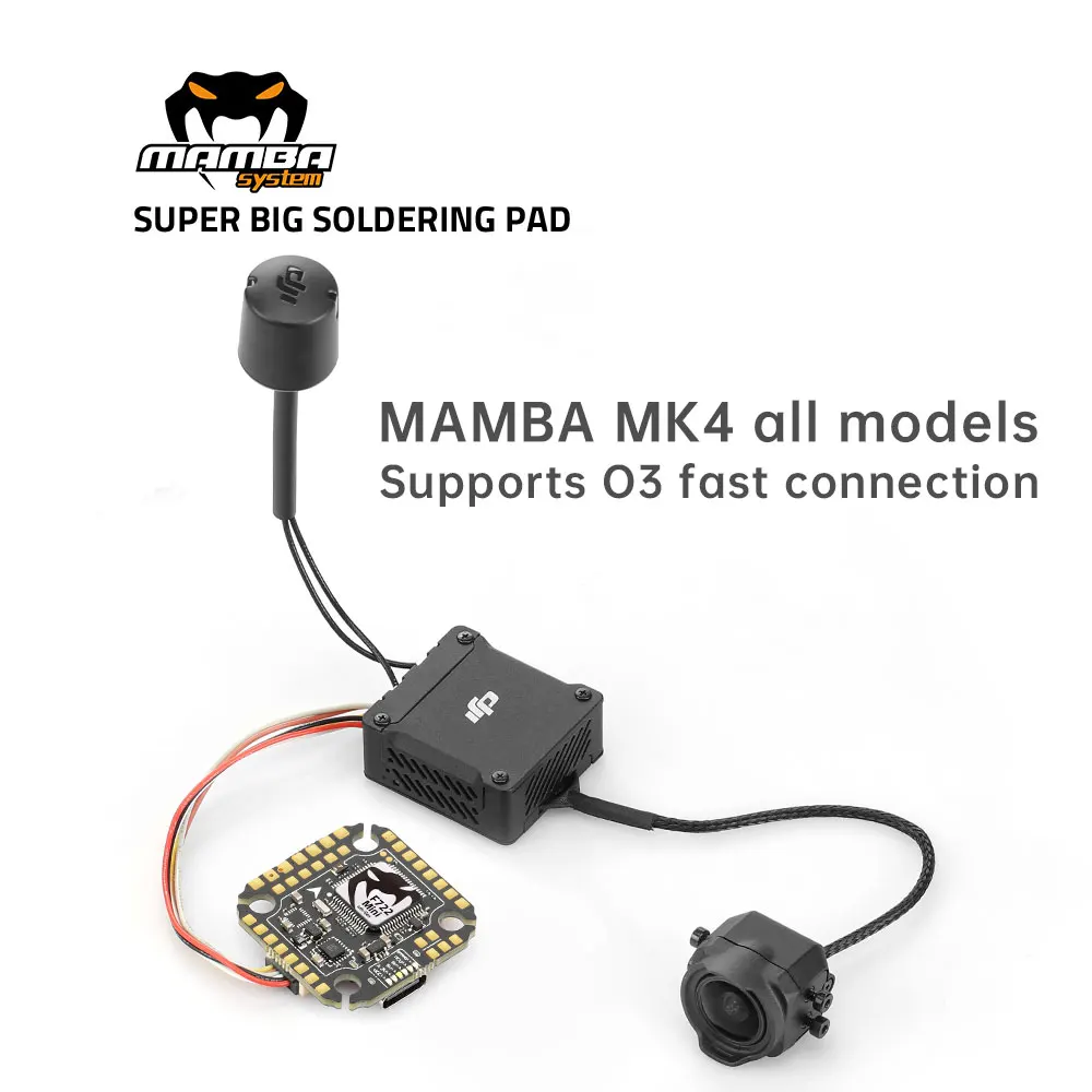 Enlarge MAMBA MK4 F722 MINI MK4 Flight Controller Full Functional with Big Sodering Pad /DJI part Support