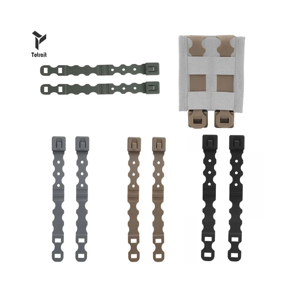 

High Quality Polymer Totrait Tatical Molle System Adapter MG -F Series Waist Clip For Maganize Pouch For Hunting Accessories