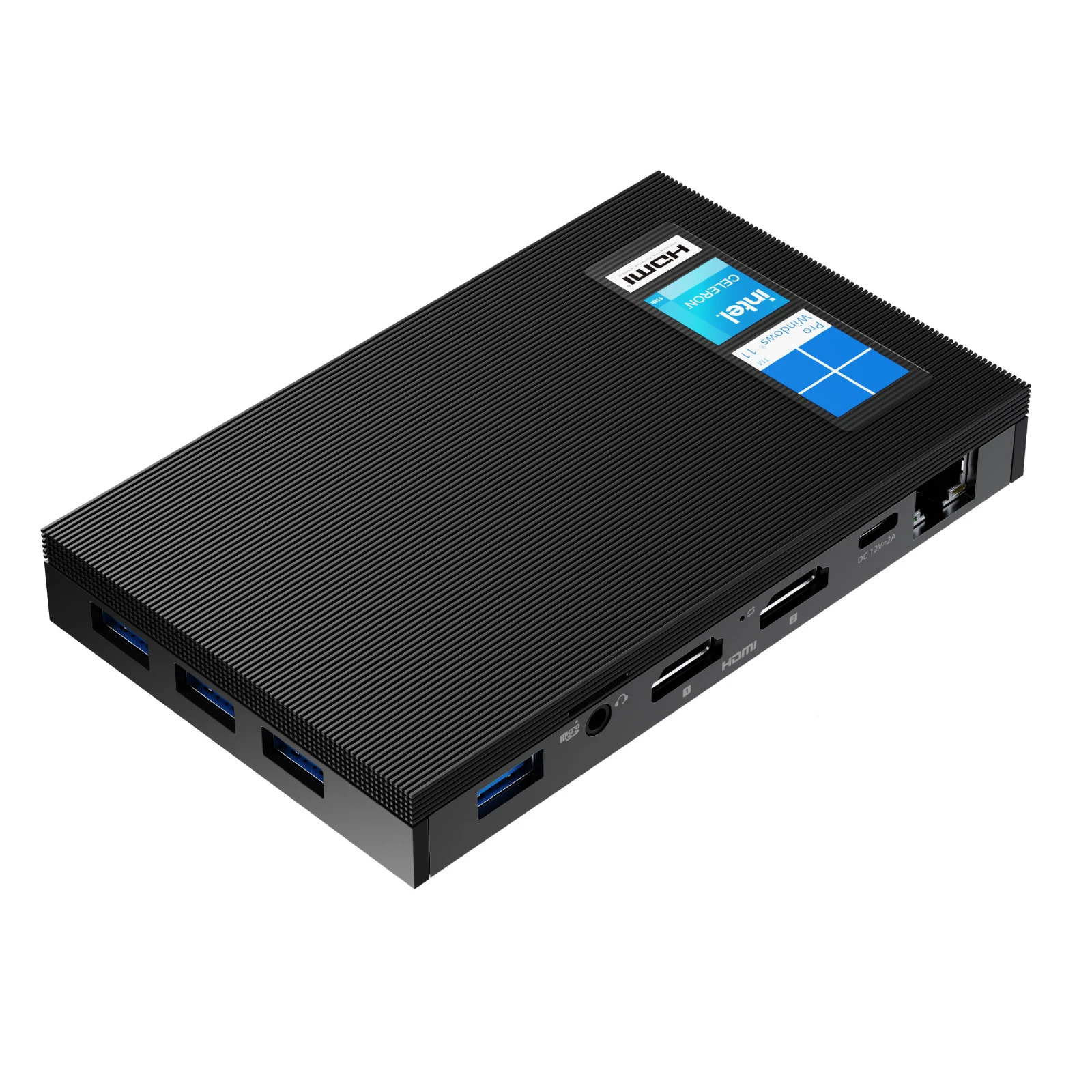 2022 MeLE Fanless Mini PC Intel N5105 Windows 11 Pro MINI PC DDR4 8GB 128GB/256GB WIFI6 BT5.2 LAN 4K Mini Desktop Computer