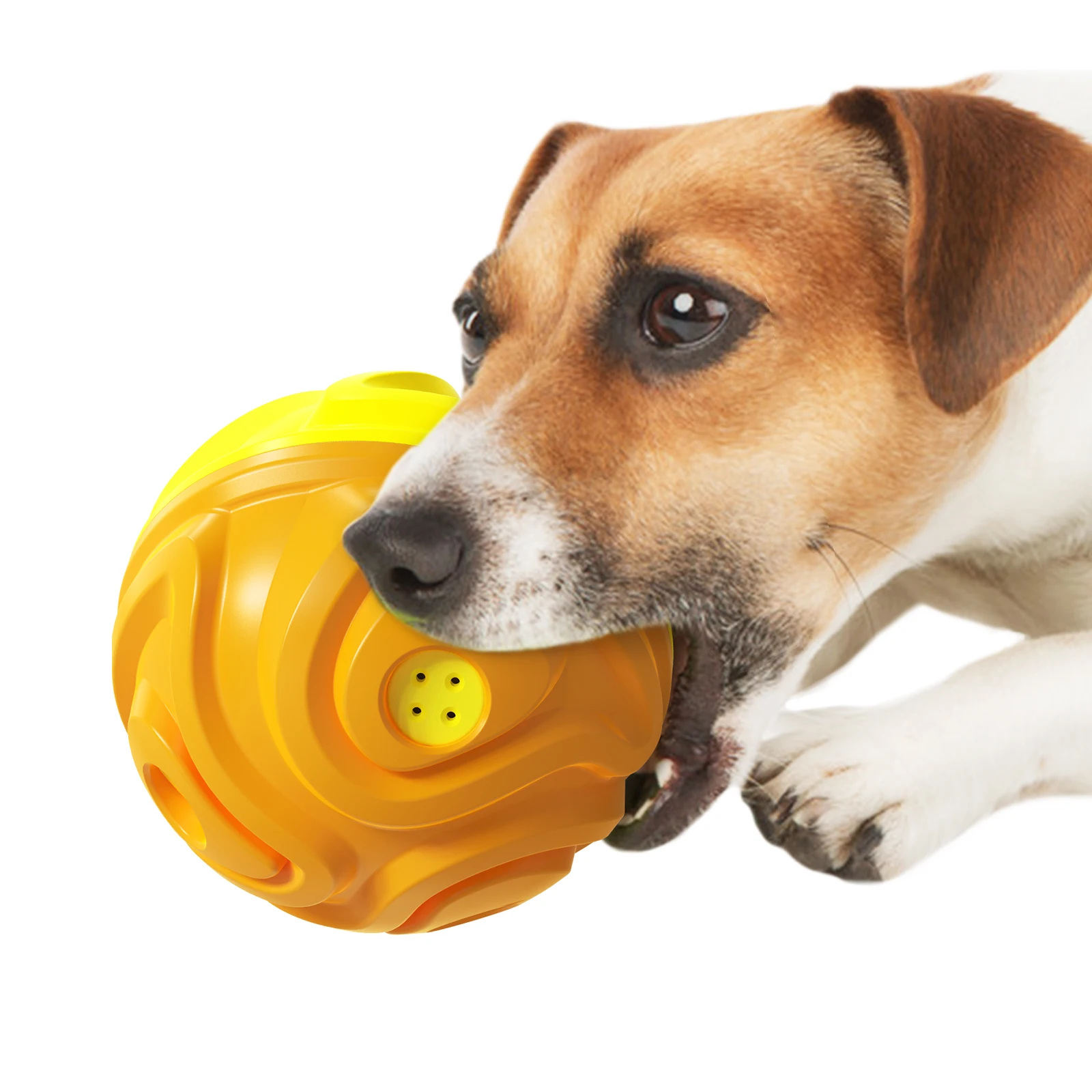 

Strange Noise Bite Pet Grinder Teeth Cleaning Tool Meteorite Grinder Ball Dog Toy Food Skeleton Pet Chew Toy