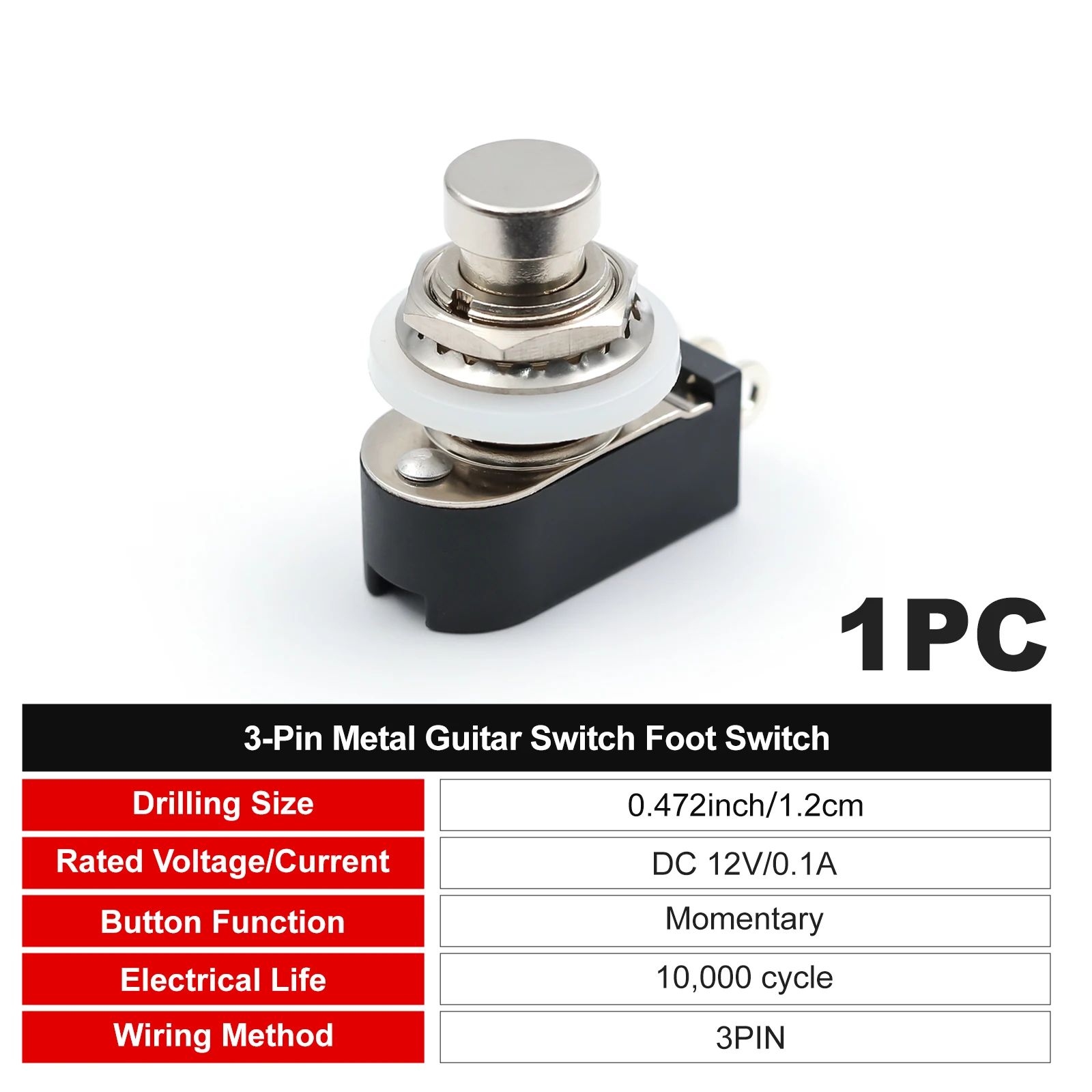 

FILN SPST мгновенный педальный переключатель
