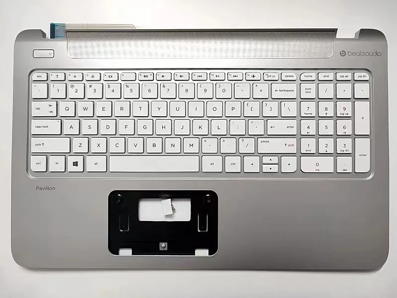 

US Keyboard Palmrest Suitable For HP Pavilion 15-P 15-K Tpn-Q140 Palm Pad Laptop Backlight Assembly Upper Case Cover
