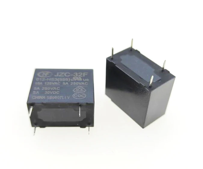 Горячая Распродажа, новинка, Φ HF32F JZC 32F 005 012 024 HS JZC32F/HF32F012HS реле 5В 12В 24В 3A 5PIN