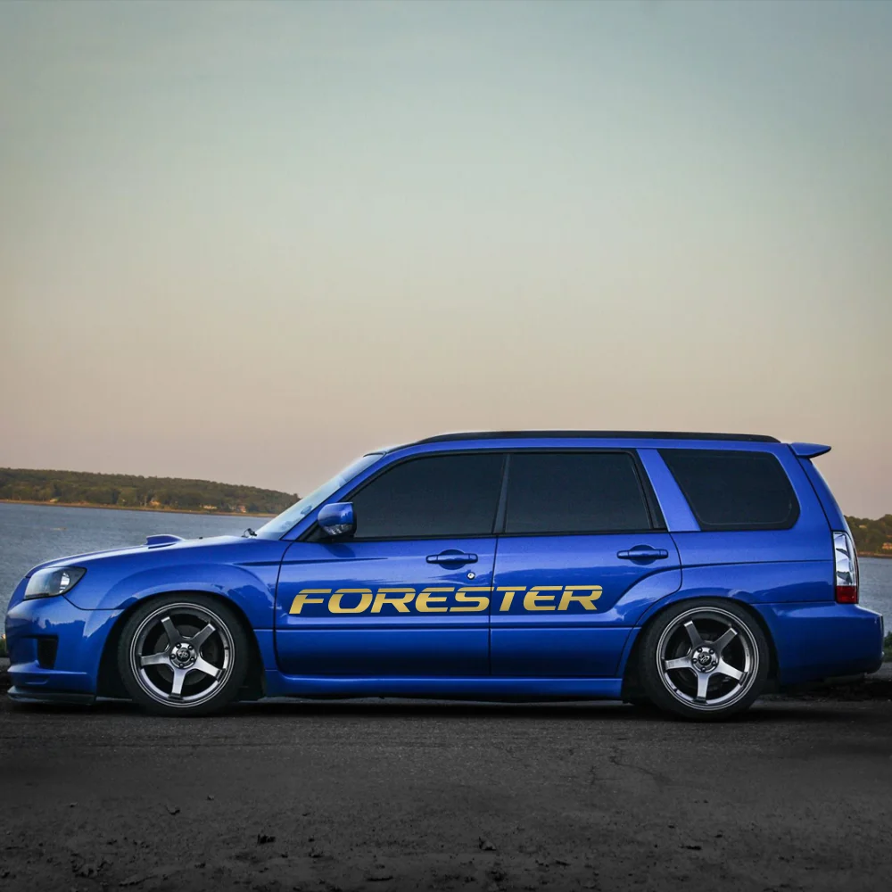 Наклейка на авто SUBARU FORESTER виниловая наклейка борта стикер для доставка бесплатно