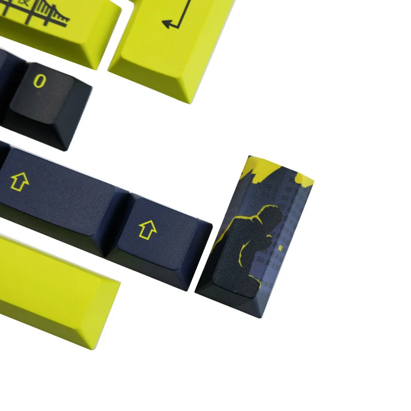 Клавиши Cherry Profile GMK Night Runner клавиши PBT Dye Sublimation129 механическая клавиатура колпачок