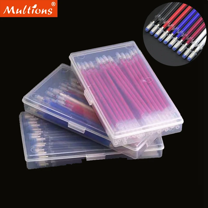 100pcs/set Heat Erasable Pen Refill For Clothing Leather Mark High Temperature Disappearing Pen DIY Patchwork Sewing Tools