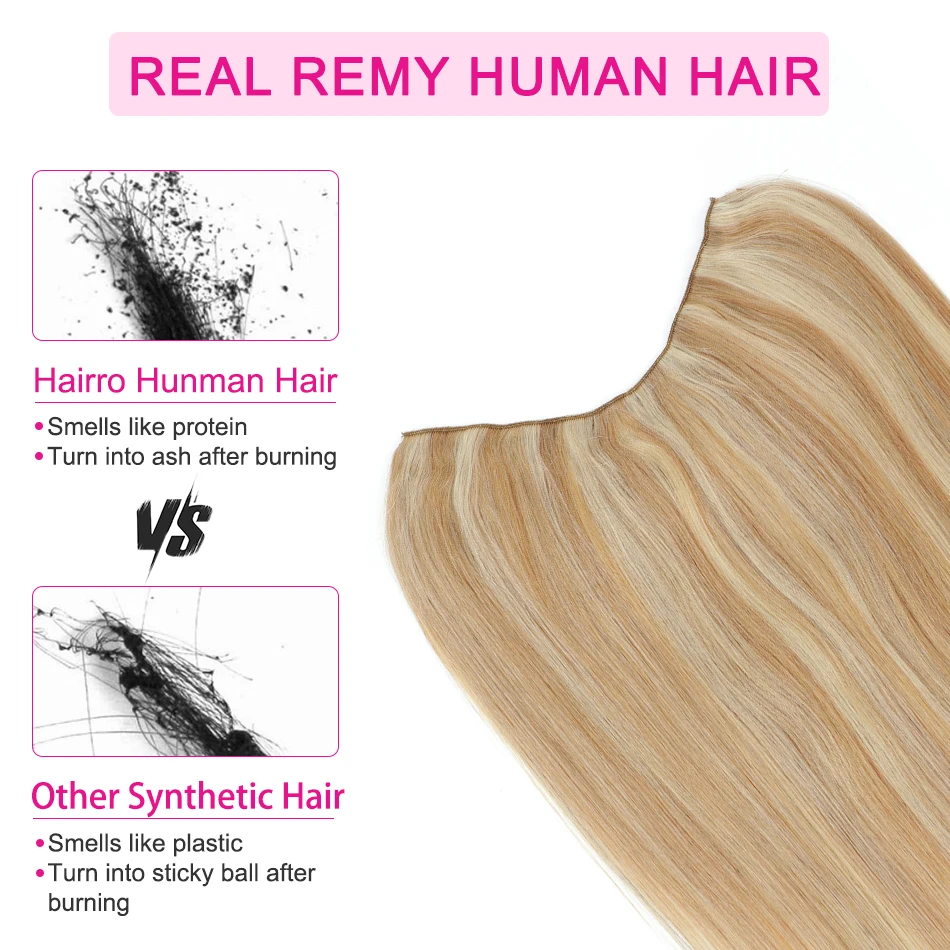 Audelami накладные человеческие волосы на заколке V-образные прямые Remy 5 заколок 14-28