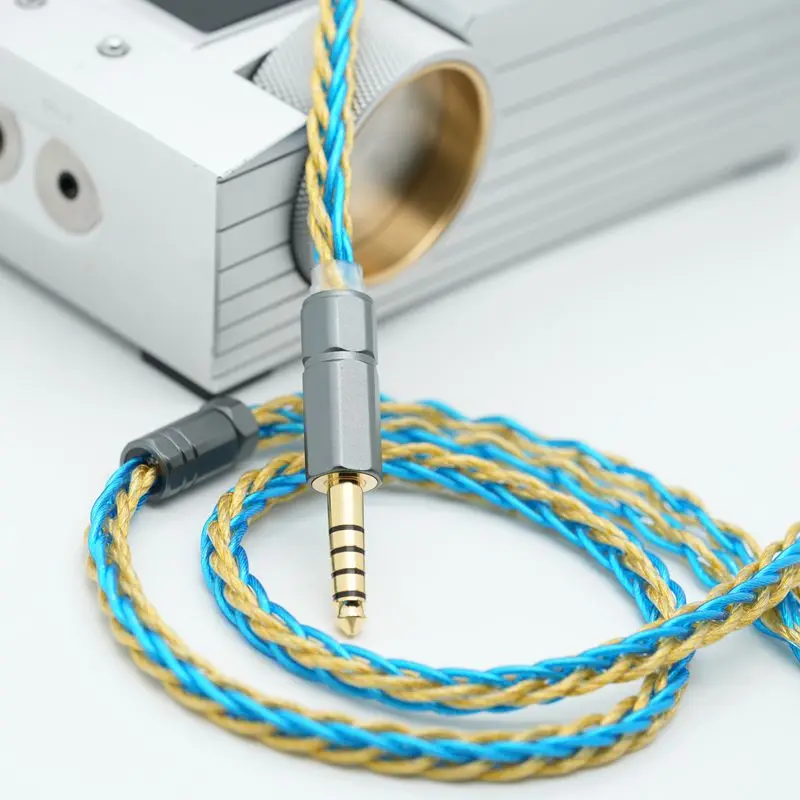 Фото GY HiFi-239 Zon Over Zee 8-ядерный обновленный кабель IEM 3,5/2,5/4,4 мм mmcx/2pin/ie900/n5005 для CKLVX CK2V IEM 1DD + 4BA №4
