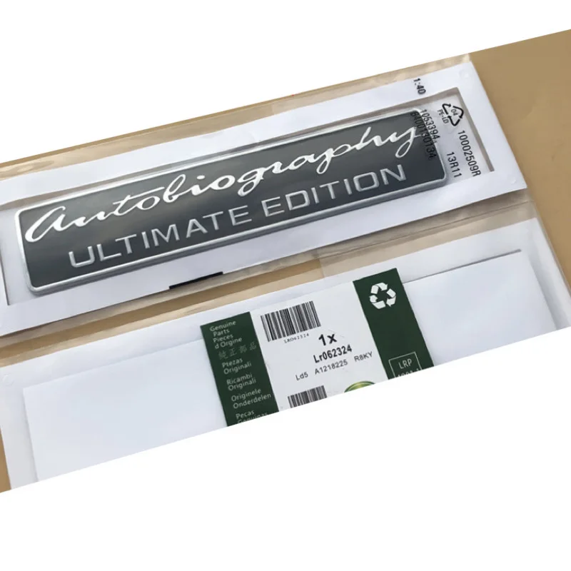 

Rear Trunk Lid Autobiography Ultimate Edition Car Body ABS Sticker For Land Rover Range Rover
