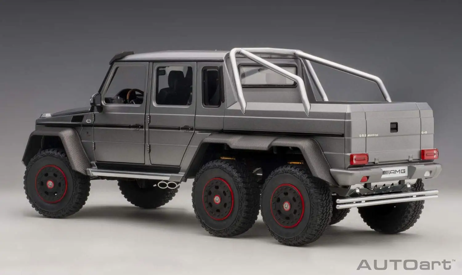 AUTOart 1/18 Mercedes-Benz G63 AMG 6X6 Матовый Серый металлик Готовое изделие 76308 |
