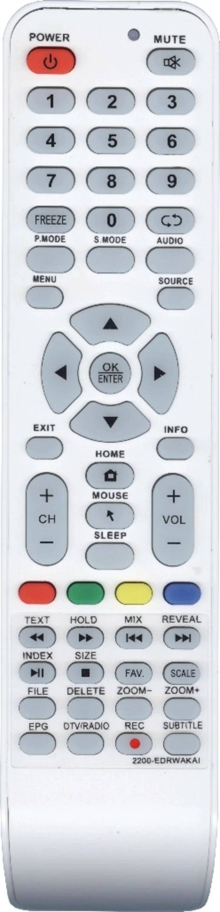 Пульт Huayu 2200-EDRWAKAI для телевизора Akai |