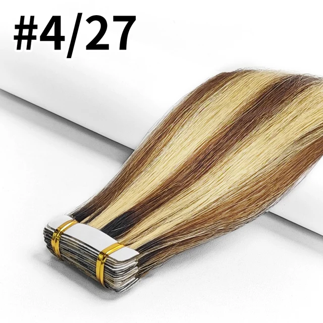 Tape in Hair Extensions Straight Human Hair Brazilian Hair 100 Remy