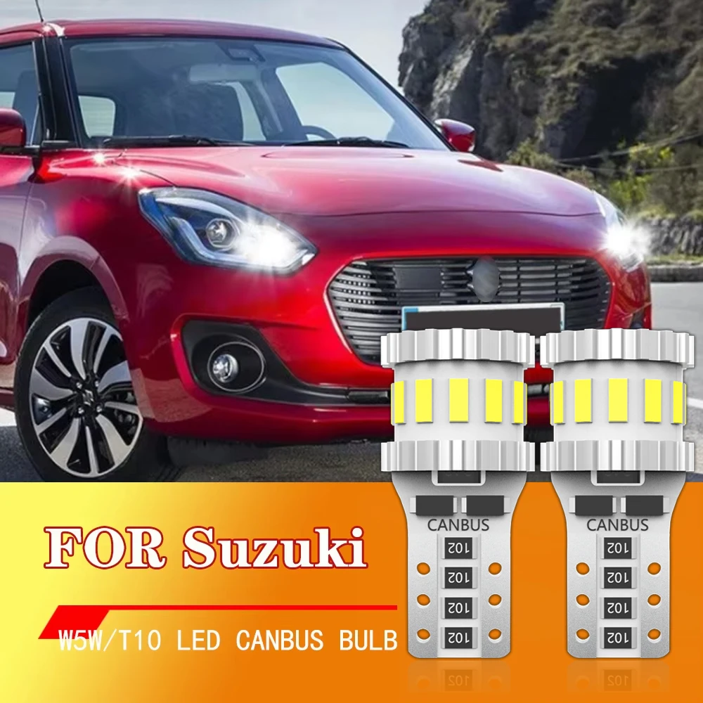 2 шт. для Suzuki Swift mk2 mk3 mk4 mk5 1989-2020 2010 2011 2012 2013 2014 2016 фонарик парковки T10 W5W габаритная
