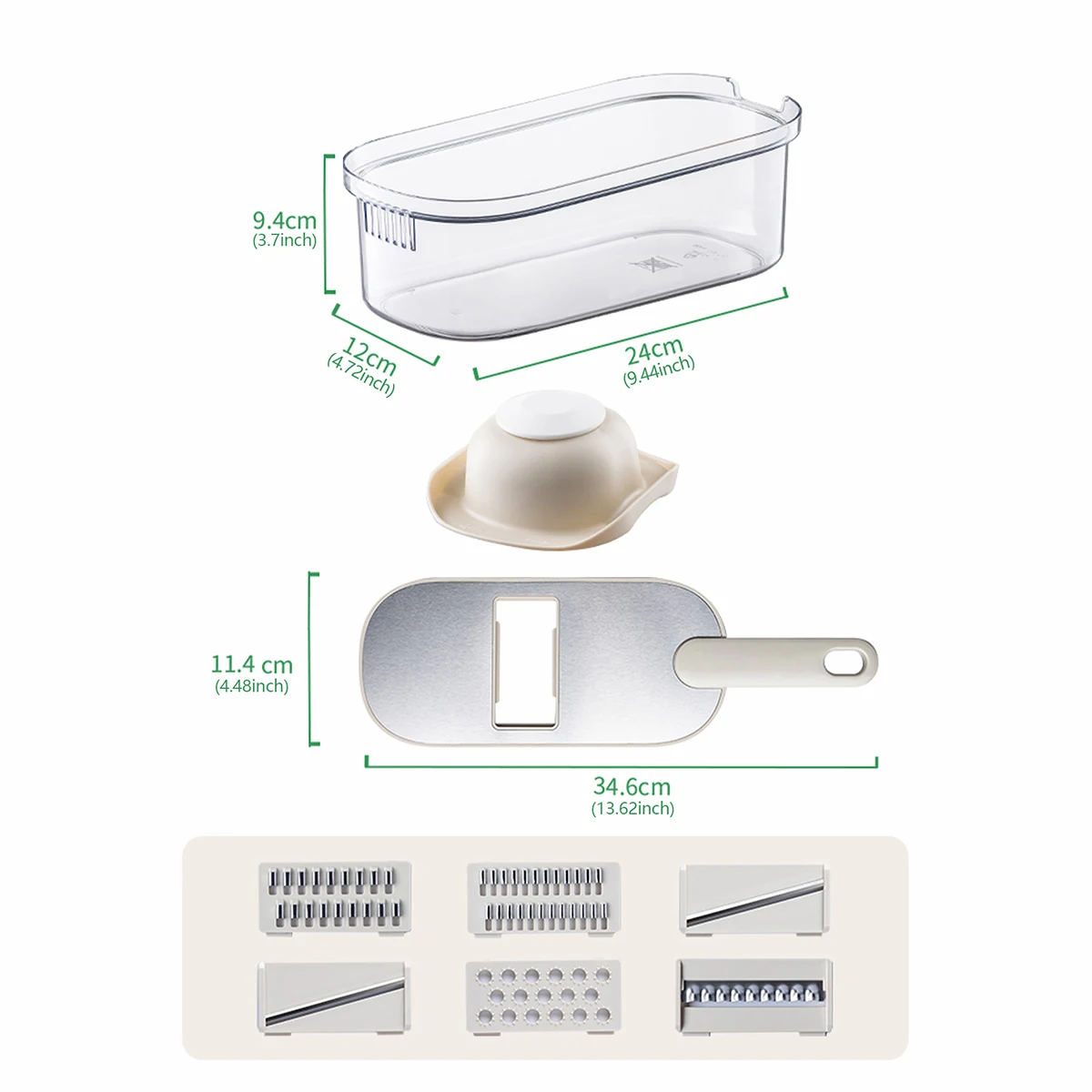 WMMO овощерезка с крышкой из нержавеющей стали регулируемые лезвия для картофеля