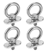 track mount tie down eyelets m6 bolt 316 stainless steel kayak track accessories 4 packs