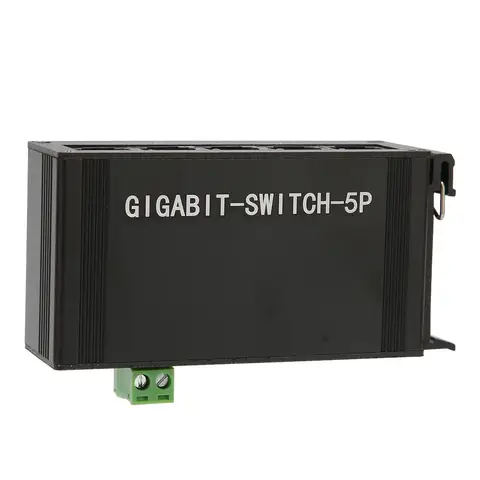 5-портовый гигабитный Ethernet-коммутатор Полнодуплексный 10-100-1000 М из алюминиевого сплава, компьютерные сетевые коммутаторы