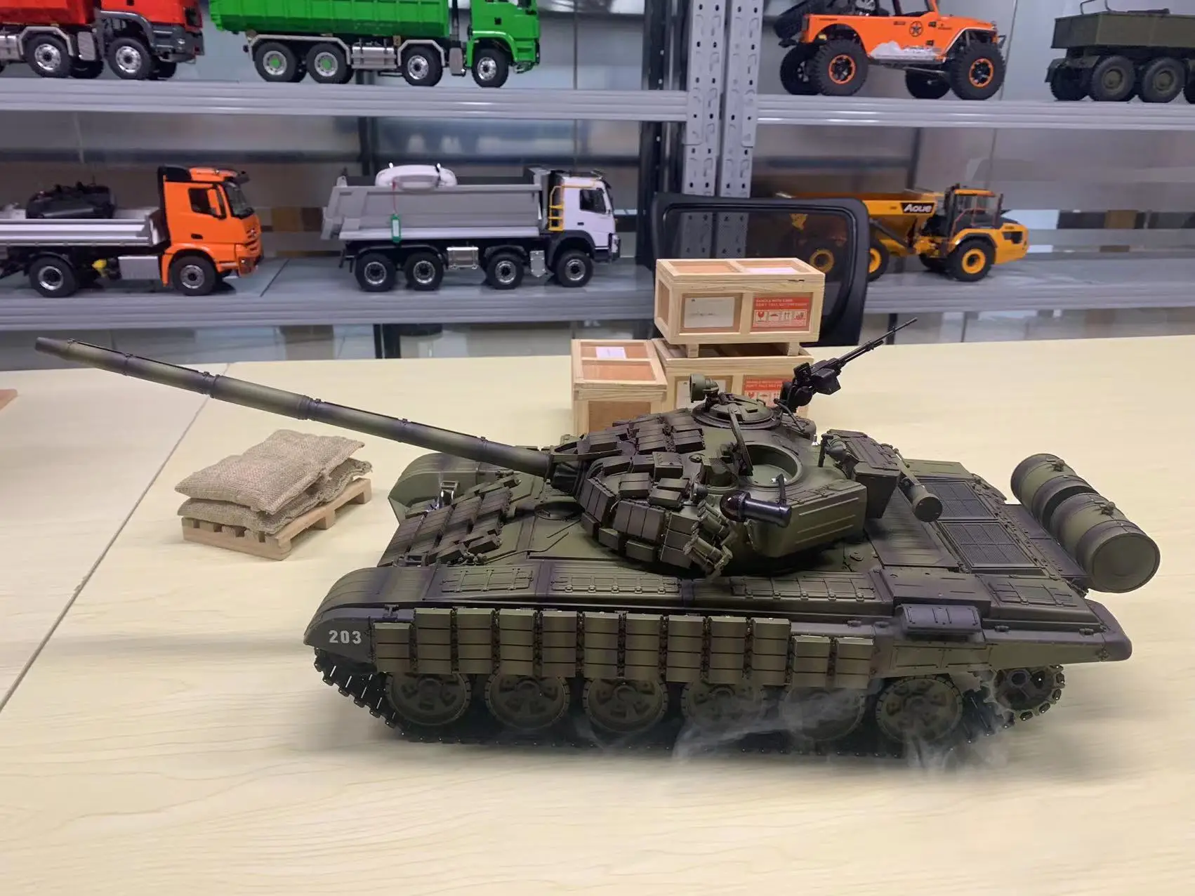 Новинка Heng Long 1/16 7.0 пластиковый Ver w/металлическая коробка передач RTR T72 основной