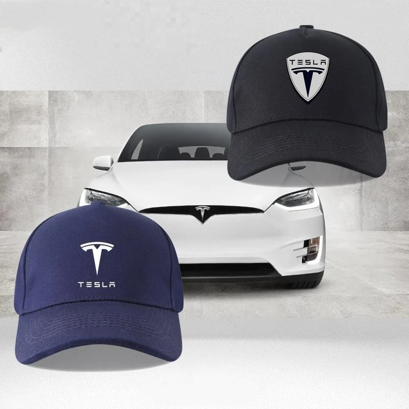 

Tesla Fan LOGO Duck Hat Trendy Men And Women Outdoor Sun Protection Baseball Cap Casual Accessories