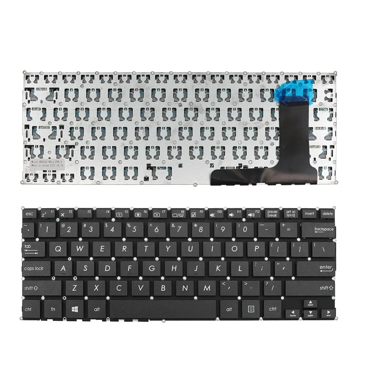 New English US Layout Keyboard For ASUS x205 x205t x205ta BLACK ( without FRAME) US
