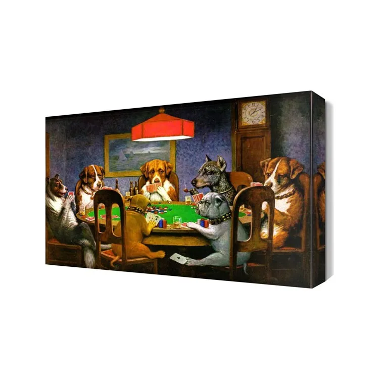 Dekor Sevgisi Таблица холста для азартных собак 90x60 см Dekor Sevgisi Таблица холста для азартных собак 90x60 см
