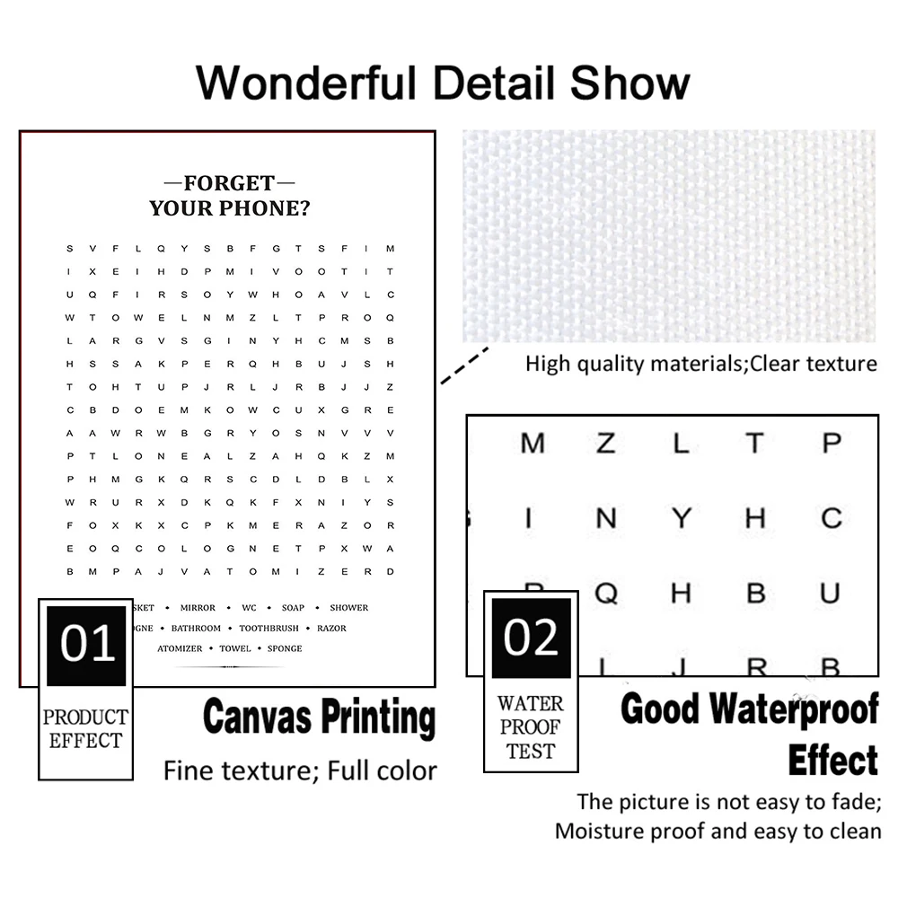 Простота унитаз Забавный постер для обзора ванной комнаты картина ванны правила