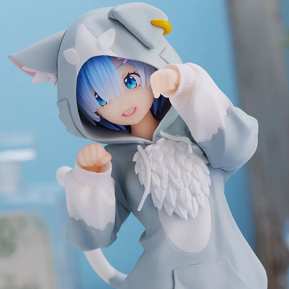 Фигурка игрушечная из ПВХ Sega Re Zero Emilia Rem Ram Puck |