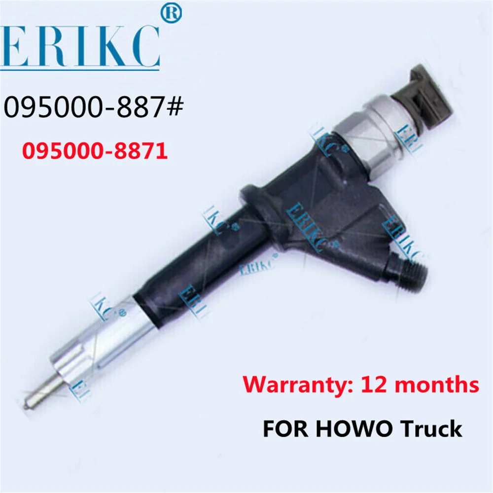 

ERIKC 095000-887# 095000-8870 095000-8871 Common Rail Fuel Injector Nozzle VG1096080010 FOR HOWO Truck