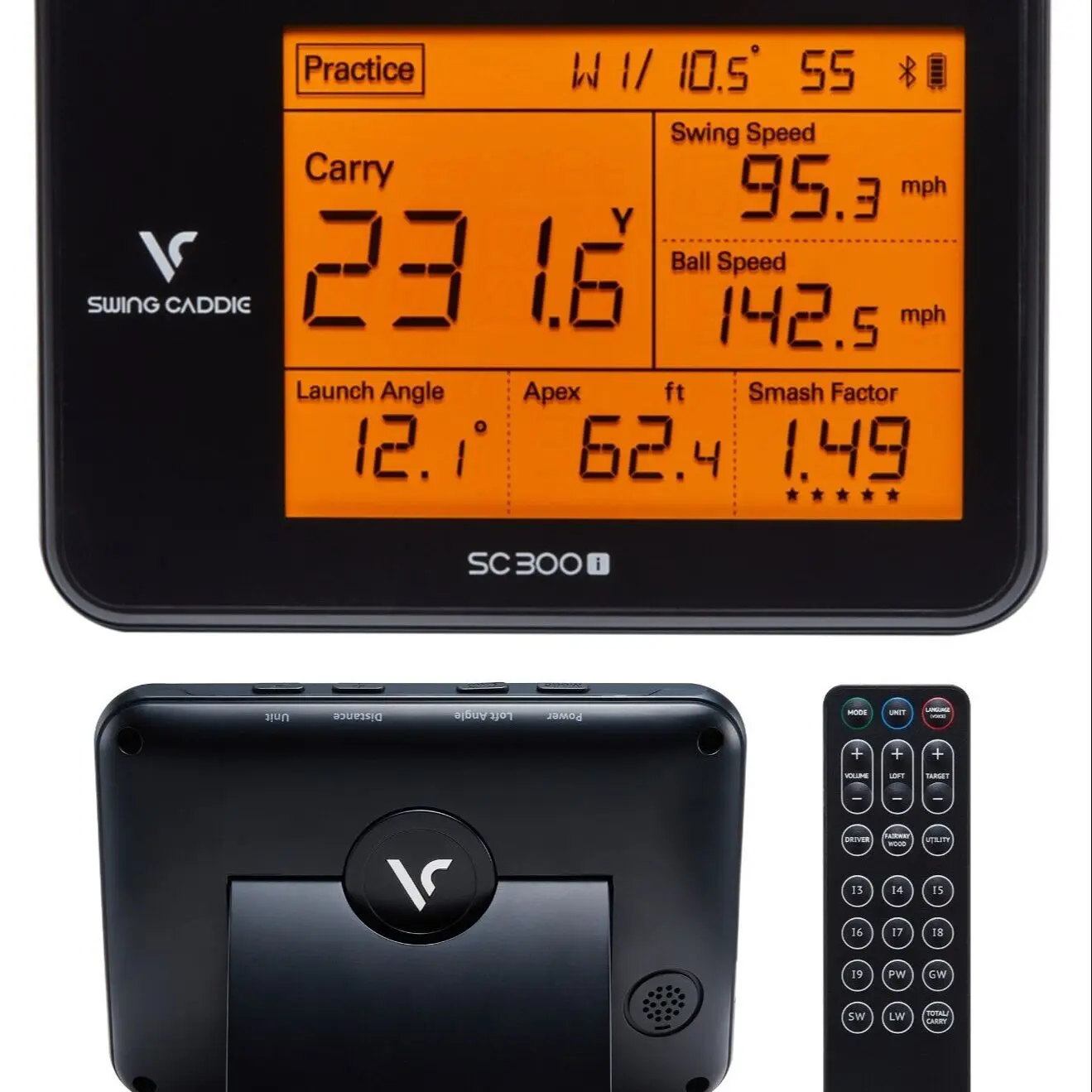 

Качающийся монитор Caddie SC300i для гольфа