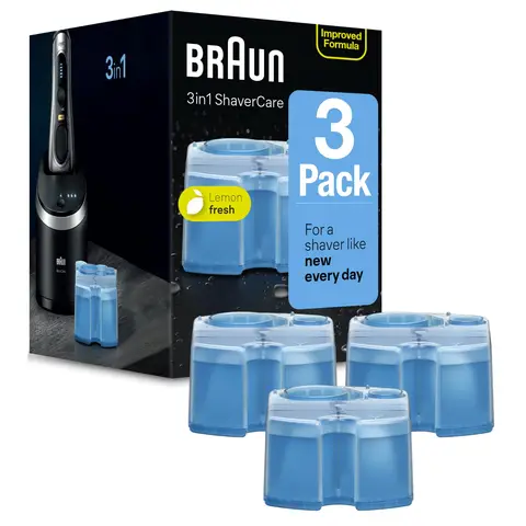 Специальный картридж для чистящей жидкости Braun Clean Renew CCR3CR и (3 куска)