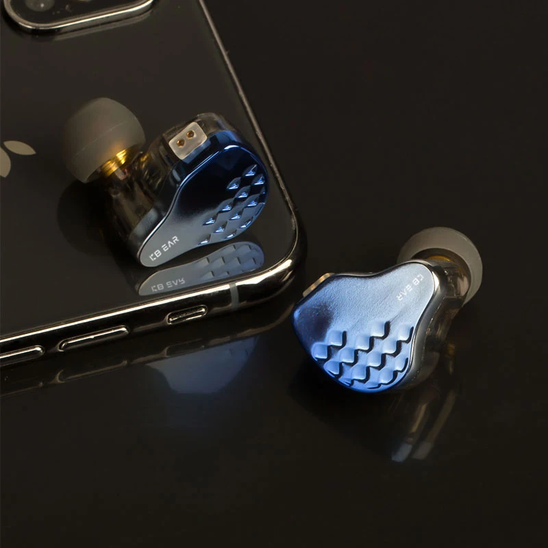 AK KBEAR Robin 1DD + 4BA гибридные динамические Hi-Fi наушники проводные с монитором IEM ks1 ks2 bl03