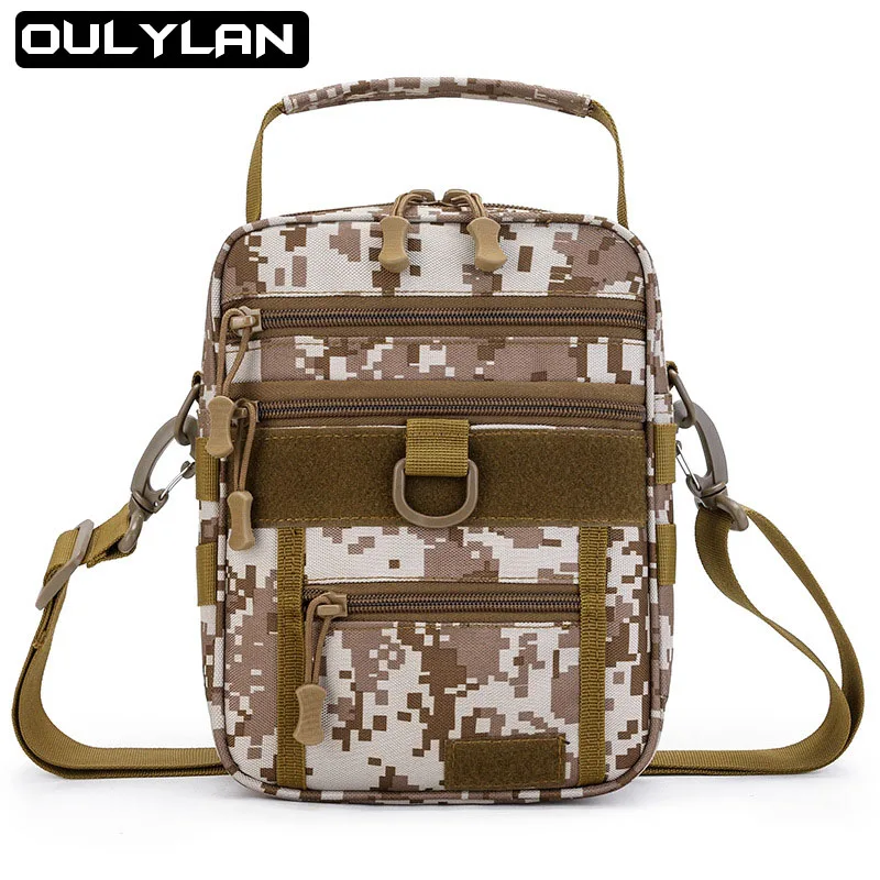 

New Camouflage Tactical Bag Outdoor Cycling Messenger Bag Small Size Casual Pack Fashion Military Handbag 600D Waterproof Nylon