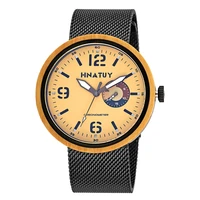 hnatuy mens watch quartz watches sport wrist watch men waterproof watches sport wristwatch wood top brand luxury timepieces