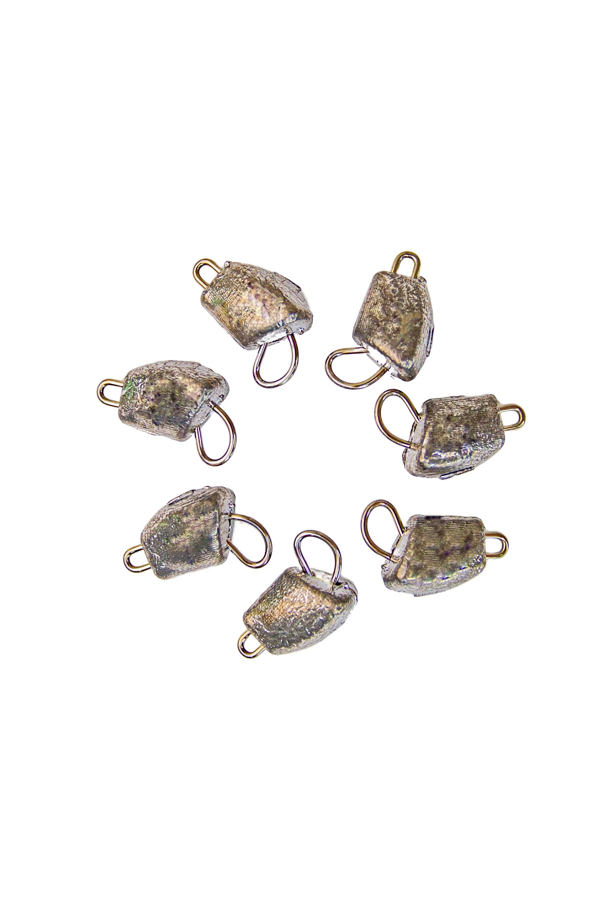 Cargo collapsible &quotsapozhok&quot 10 PCs 4-30 gr color sinker for fishing rod lead weight head silicone bait tackle |