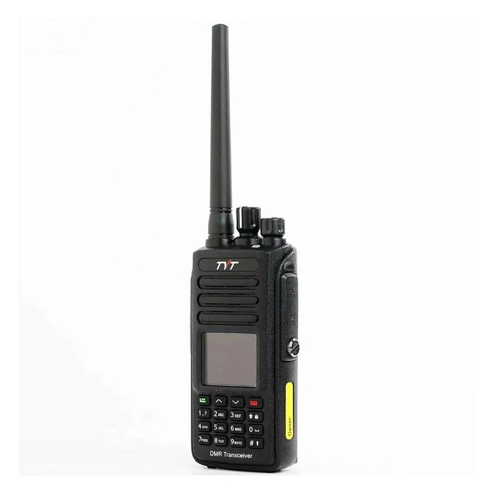 Портативная радиостанция TYT MD-UV390 DMR  / Черная с радиусом до 8 км / UHF; VHF