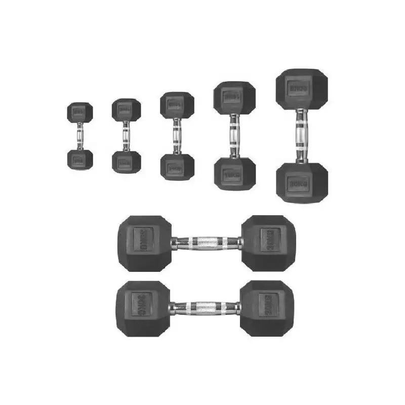 Dumbbell гексагональная hex dumbbell 35 kg | Dumbbells