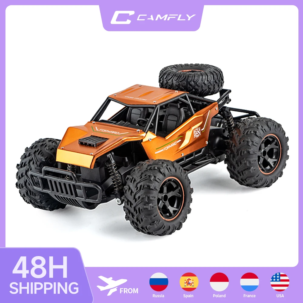 

Camfly C039 Remote Car RC Car Truck 1:14 Off-Road Buggy 2.4GHz 4WD High Speed Remote Control Car Gift for Kids Fashion Toys