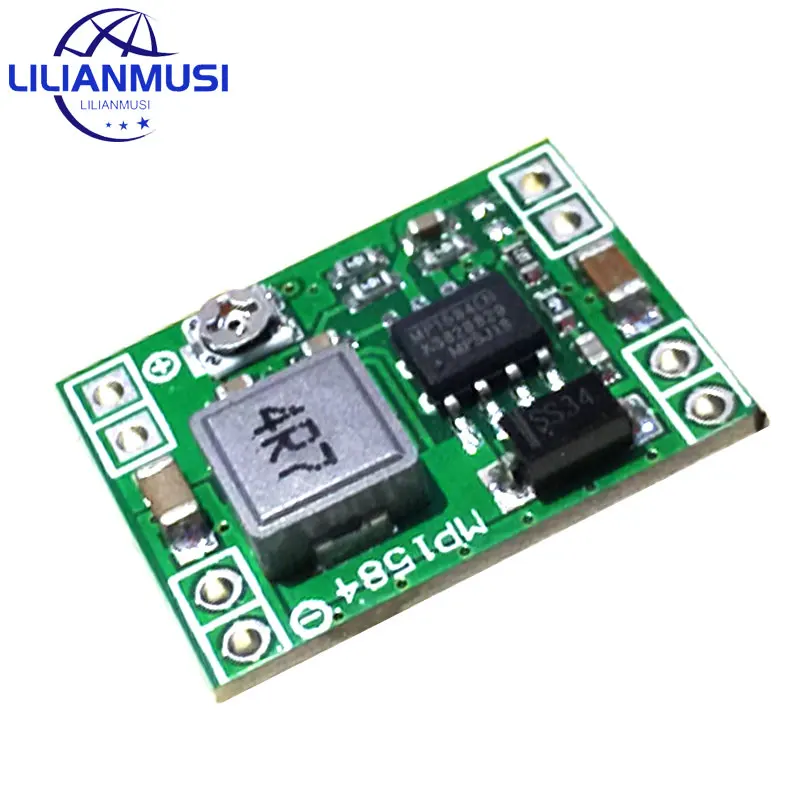 Ultra-Small Size DC-DC Step Down Power Supply Module MP1584EN 3A Adjustable Buck Converter for Arduino Replace LM2596 images - 6