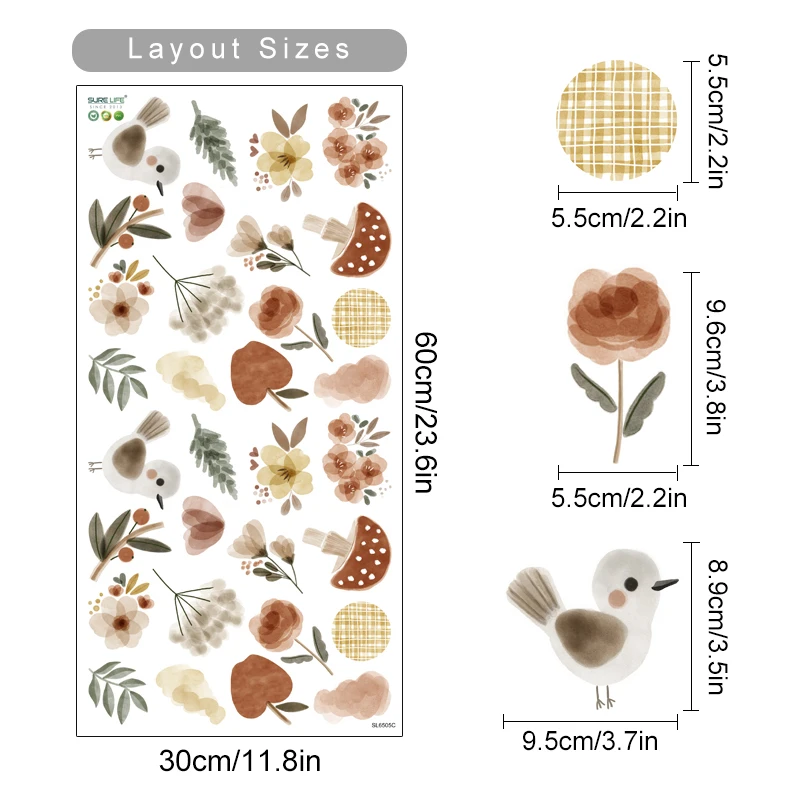 Настенные наклейки Kingsmile 